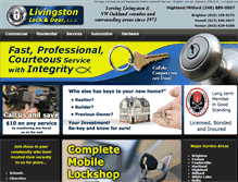Tablet Screenshot of livingstonlock.com